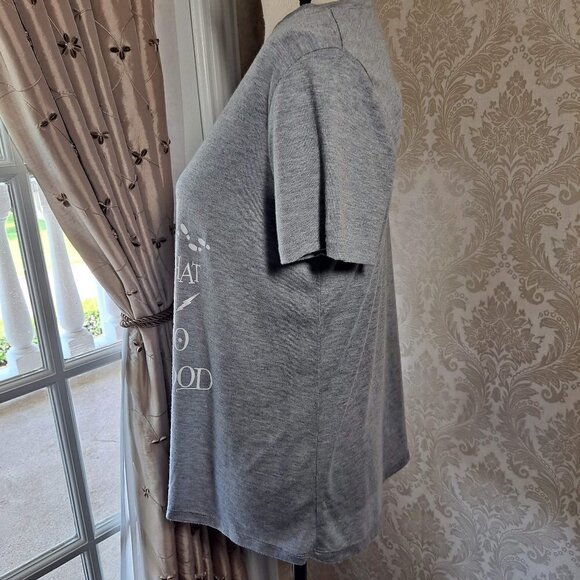 Harry Potter Size Large "Up To No Good" gray tshirt EUC - Picture 3 of 7